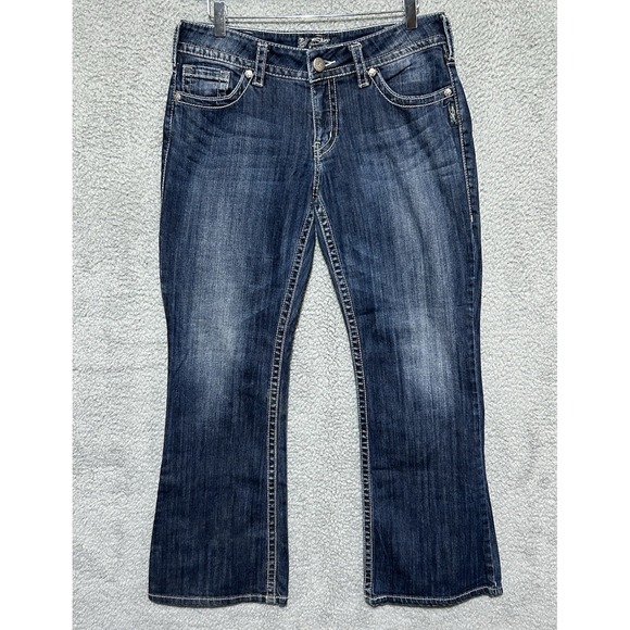 Silver Jeans Co Suki Bootcut‎ Womens 30x30 Actual 34X29 Stretch Denim - Picture 1 of 12